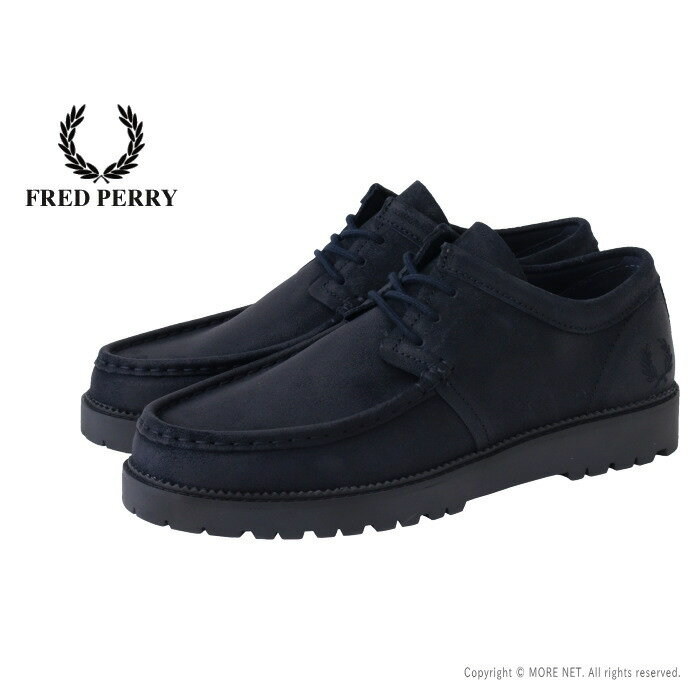 フレッドペリー FRED PERRY ワックススエードシューズ B1343 メンズ 靴 Kenney Low Waxed Suede 2025秋冬