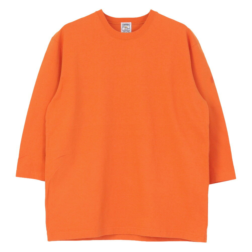 楽天市場】7分袖 tシャツ メンズ（カラーオレンジ）の通販