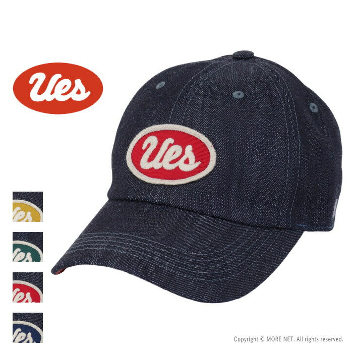 ☆ウエス UES デニムキャップ 82DC メンズ レディース 日本製 帽子 ワッペン ベースボール 2026春夏...