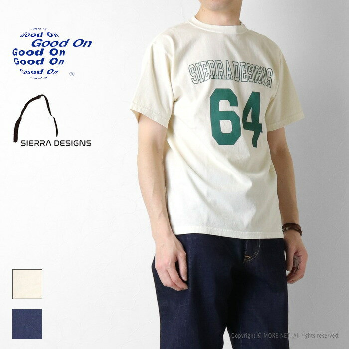 Rakuten - グッドオン Good On x シエラデザインズ SIERRA DESIGNS コラボ 64ティー 1520 メンズ 日本製 半袖 Tシャツ 2026春夏