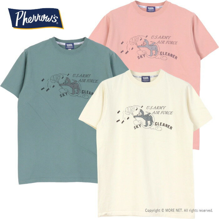 Character - フェローズ PHERROW'S プリント半袖Tシャツ 26S-PT14 メンズ SKY CLEANER ミリタリー 2026春夏