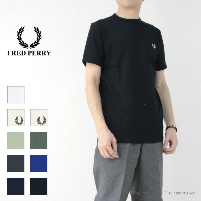 Rakuten - フレッドペリー FRED PERRY ワンポイントロゴ刺繍Tシャツ M3519 メンズ 半袖 リンガー 2026春夏
