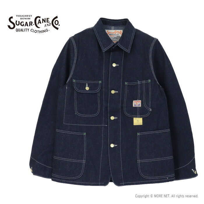 Coverall - シュガーケーン SUGAR CANE 11オンスデニム ワークコート SC15655 メンズ 日本製 ジャケット 2026春夏
