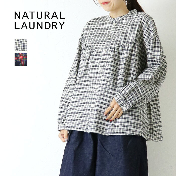 楽天市場】natural laundry（柄チェック,ドット・水玉）（シャツ 