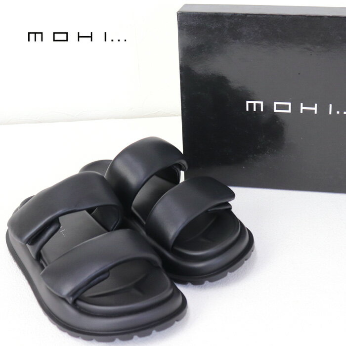 Rakuten - モヒ MOHI レザー厚底サンダル 76-372 靴 シューズ ストラップ パフサンダル 羊革 レディース 2026春夏