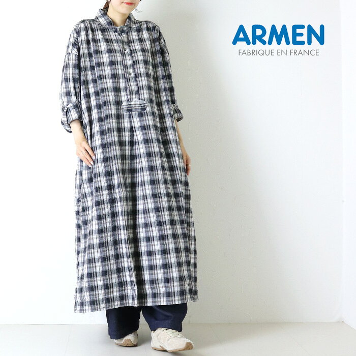 楽天市場】ARMEN（柄チェック）（シャツ・ブラウス｜トップス