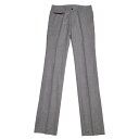 【新品】 【送料無料】 62%OFF COMME CA COLLECTION コムサコレクション 日本製 スラックス S グレー 牛革 チェーンループ ドレスパンツ 秋冬(4)