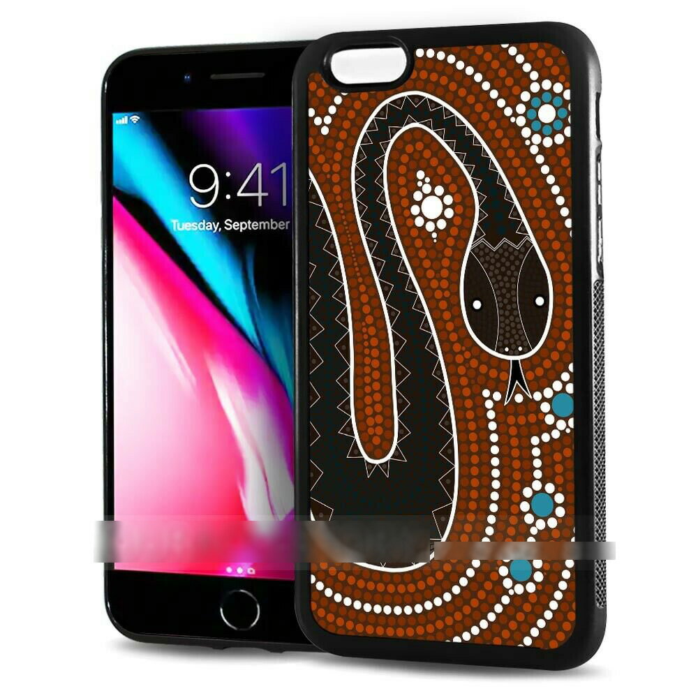 【送料無料】 iPhone アイフォン 専用モデル 全機種選択可 スマホケース アートケース アボリジナル アート スネーク 蛇 iPhone Galaxy iPod iPad Xperia Nexus LG HTC OPPO スマートフォン カバー 【受注生産】