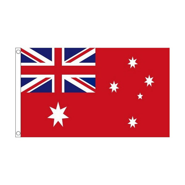【送料無料】 国旗 オーストラリア 赤旗 150cm × 90cm 特大 フラッグ 【受注生産】