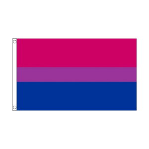【送料無料】 国旗 両性愛 バイセクシュアリティ LGBT 150cm × 90cm 特大 フラッグ 【受注生産】