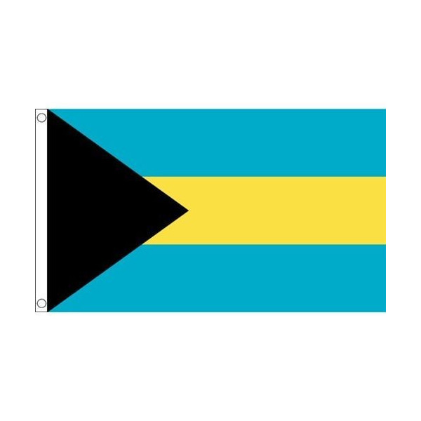 【送料無料】 国旗 バハマ国 西インド諸島 150cm × 90cm 特大 フラッグ 【受注生産】