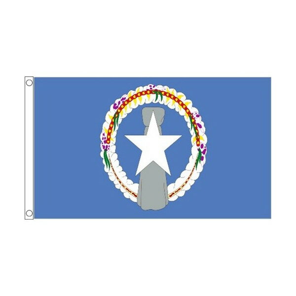 【送料無料】 国旗 北マリアナ諸島自治連邦区 150cm × 90cm 特大 フラッグ 【受注生産】