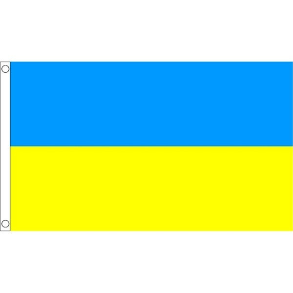 【送料無料】 国旗 ウクライナ ヨーロッパ 150cm × 90cm 特大 フラッグ 【受注生産】