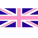 【送料無料】 国旗 イギリス 英国 ユニオンジャック LGBT 150cm × 90cm 特大 フラッグ 【受注生産】