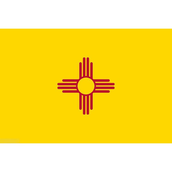 【送料無料】 国旗 ニューメキシコ州 州旗 アメリカ 米国 150cm × 90cm 特大 フラッグ 【受注生産】