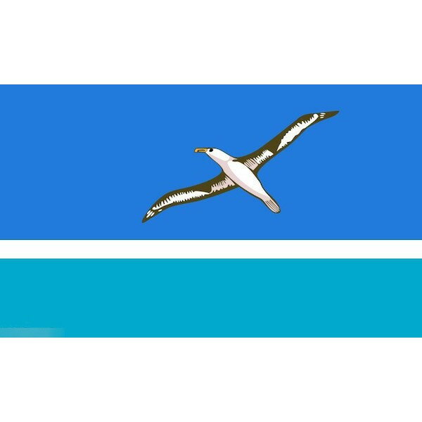 【送料無料】 国旗 アメリカ ミッドウェー島 150cm × 90cm 特大 フラッグ 【受注生産】