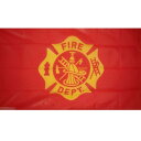 【送料無料】 国旗 アメリカ 米国 USA 消防局 消防署 150cm × 90cm 特大 フラッグ 【受注生産】