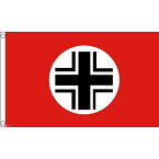 【送料無料】 国旗 ドイツ 黒十字 バルケンクロイツ 150cm × 90cm 特大 フラッグ 【受注生産】