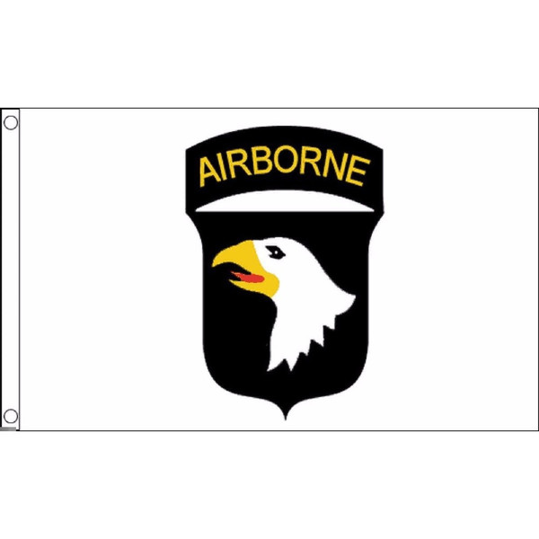 【送料無料】 国旗 アメリカ アーミー 米国陸軍 USA 第101空挺師団 エアボーン 150cm × 90cm 特大 フラッグ 【受注生産】