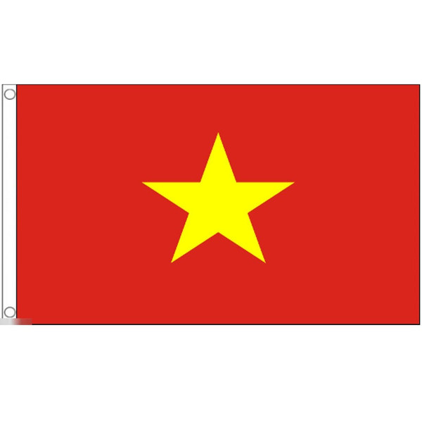 【送料無料】 国旗 ベトナム社会主義共和国 150cm × 90cm 特大 フラッグ 【受注生産】
