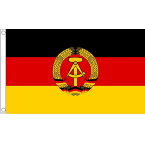 【送料無料】 国旗 ドイツ民主共和国 東ドイツ 東独 150cm × 90cm 特大 フラッグ 【受注生産】