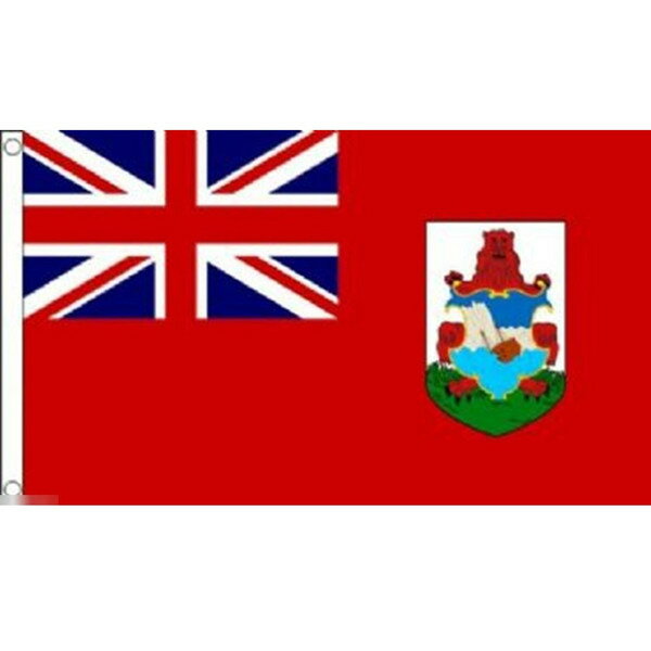 【送料無料】 国旗 バミューダ諸島 イギリス 150cm × 90cm 特大 フラッグ 【受注生産】