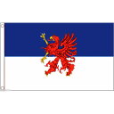 【送料無料】 国旗 ポメラニア ドイツ 150cm × 90cm 特大 フラッグ 【受注生産】