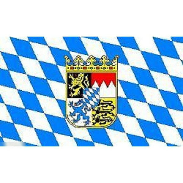 【送料無料】 国旗 バイエルン州 ババリア ドイツ連邦共和国 150cm × 90cm 特大 フラッグ 【受注生産】