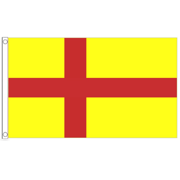 【送料無料】 国旗 カルマル同盟 デンマーク ノルウェー スウェーデン 150cm × 90cm 特大 フラッグ 【受注生産】