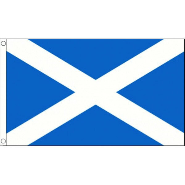 【送料無料】 国旗 スコットランド 聖アンデレ十字 セント アンドリュー クロス 150cm × 90cm 特大 フラッグ 【受注生産】