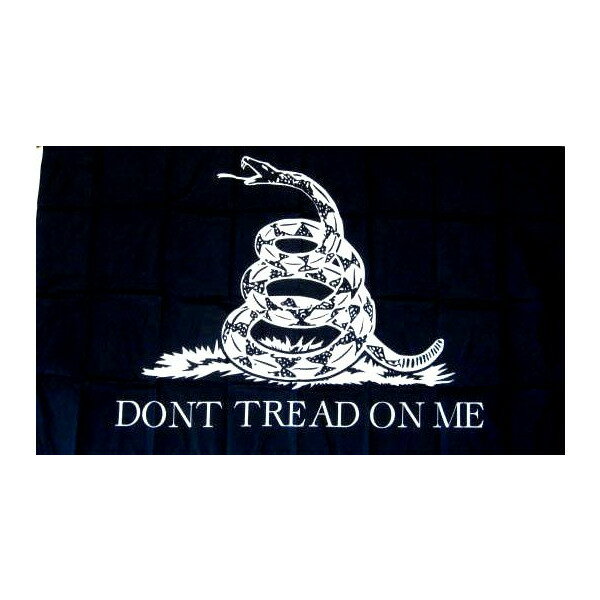 【送料無料】 国旗 ガズデン 俺を踏むな 海軍 海兵隊 150cm × 90cm 特大 フラッグ 【受注生産】