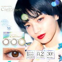 カラコン ネオサイト ワンデー シエル デュウ UV  度あり 度なし 14.2mm 小松菜奈 NeoSight 1day Ciel Deux ナチュラル 2トーン アイレ コンタクト uvカット 高含水