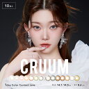 クルーム ワンデー度あり 度なし 14.1mm 14.5mm BLACKPINK CRUUM 1day 1日 UVカット 高含水 カラー コンタクト