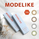 カラコン モデライク ワンデー【1箱10枚入】度あり 度なし 14.2mm MODELIKE 1day 1日 UVカット 低含水 カラー コンタクト(4)