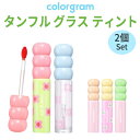 リッププランパー 国内発送 メール便 送料無料 『colorgram・カラーグラム』2個セット タンフル フルーティー グラス ティント 光沢 水分 唇 潤い ...