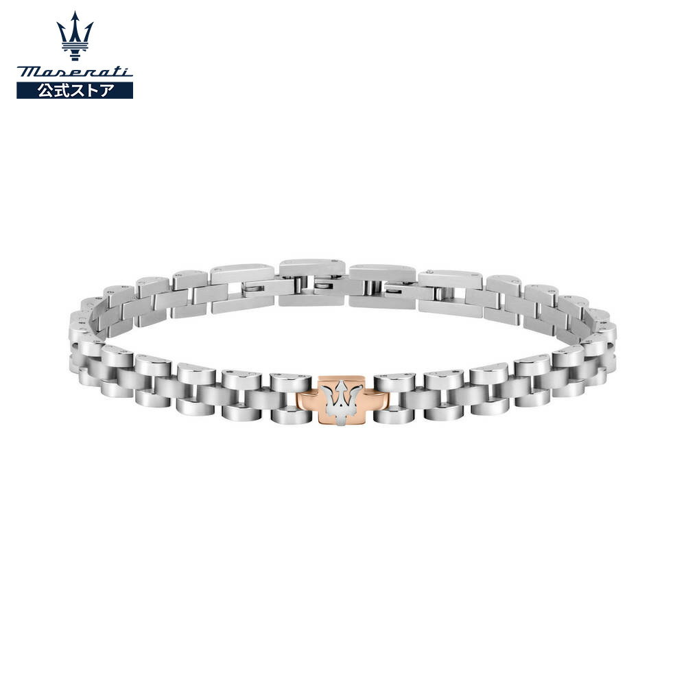 ڥޥåƥۥޥƥ ˥å 210mm ƥ쥹  ֥쥹å JM219AQH17 (Ĵǽ) Maserati Iconic 210mm Stainless Steel Men's Bracelet JM219AQH17 (Adjustable)