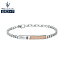 ڥޥåƥMaserati Jewels 220mm  ƥ쥹  ֥쥹åȡС & ɡJM521ATY14 (Ĵǽ) Maserati Jewels 220mm Men's Stainless Steel Diamond Bracelet, Silver & Rose Gold, JM521ATY14 (Adjustable)