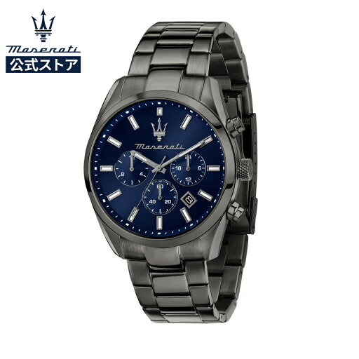 【マセラッティ公式】マセラティ アトラツィオーネ 43mm メンズ クォーツ時計 蓄光ダイヤル針 R8853151012 日本製ムーブメント 【マセラッティ公式】マセラティ アトラツィオーネ 43mm メンズ クォーツ時計 蓄光ダイヤル針 R8853151012 日本製ムーブメント
