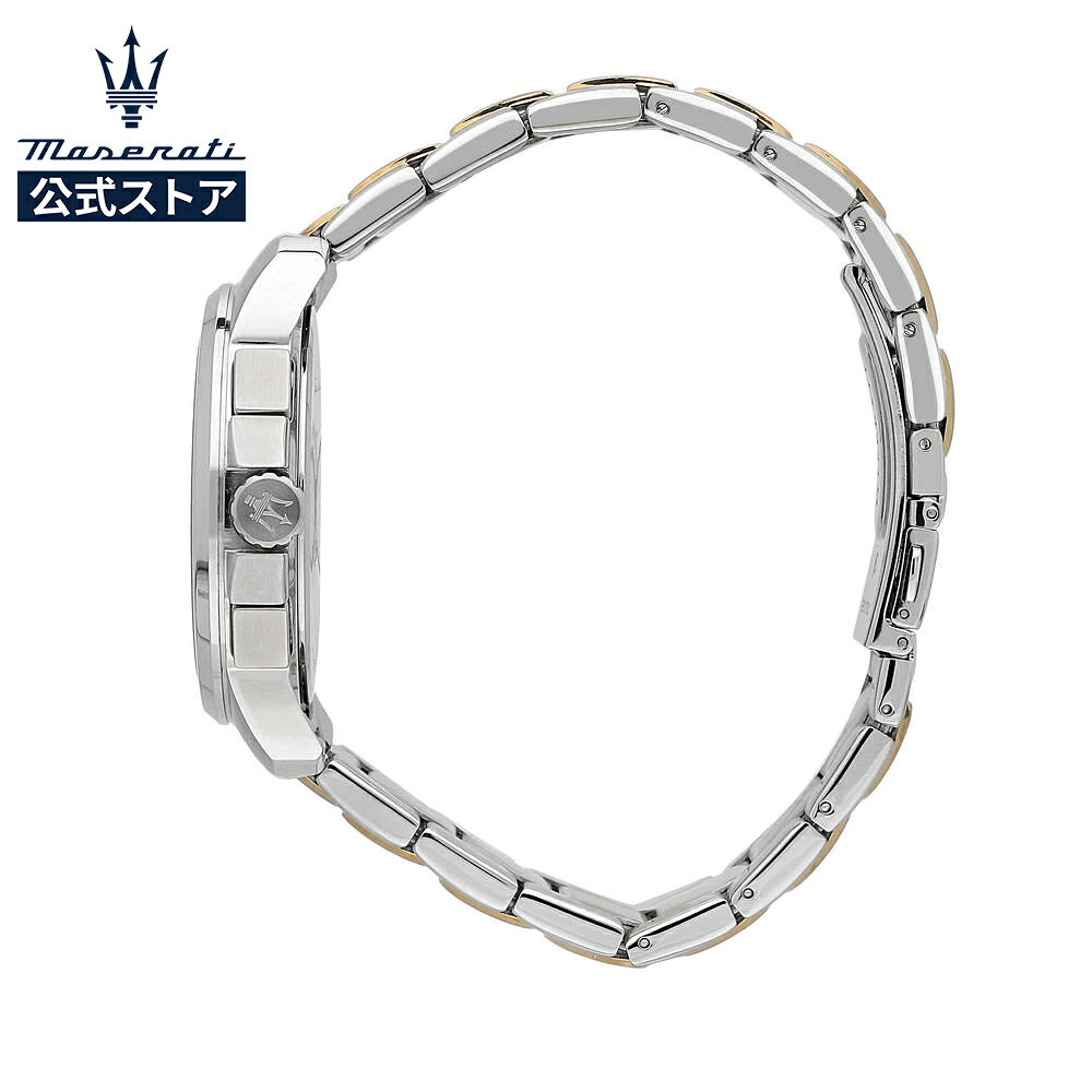 【マセラッティ公式】マセラティ サクセソ _44mm ブルーダイヤル メンズ クォーツ時計 R8873621016 蓄光ダイヤル針付き