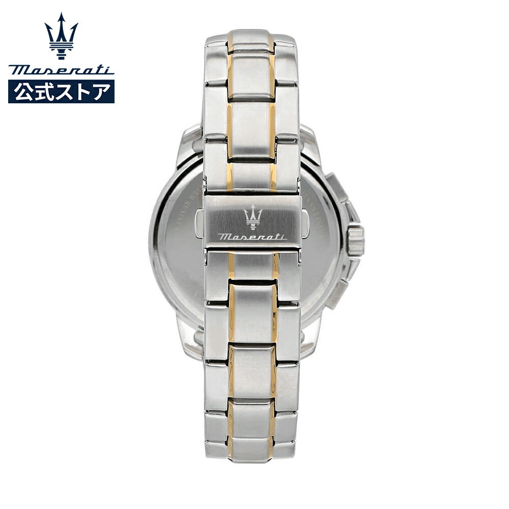 【マセラッティ公式】マセラティ サクセソ _44mm ブルーダイヤル メンズ クォーツ時計 R8873621016 蓄光ダイヤル針付き