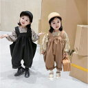 サロペット ベビー 男の子 女の子 オーバーオール キッズ 男女兼用 サロペット 子供服 ロングパンツ オーバーオールシャツ上下 セット 春秋 ガールズ ボーイ