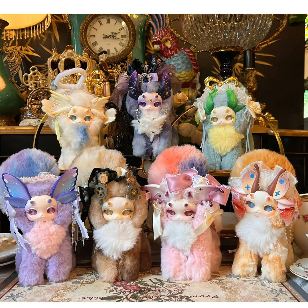 【送料無料】ブラインドボックス トトリュ 猫猫龍 幻想生物魔法学院シリーズ中国 中華 コレクション アートドール ブラインドドール ブラインド ニャニャリュ OUDI