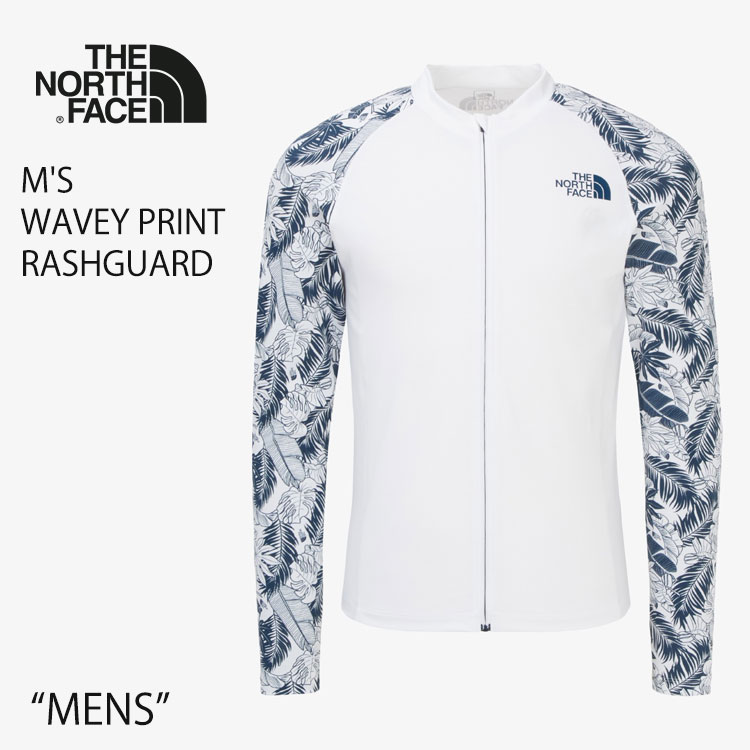 ノースフェイス ラッシュガード メンズ THE NORTH FACE M'S WAVEY PRINT RASHGUARD メンズ ウェイビー ..