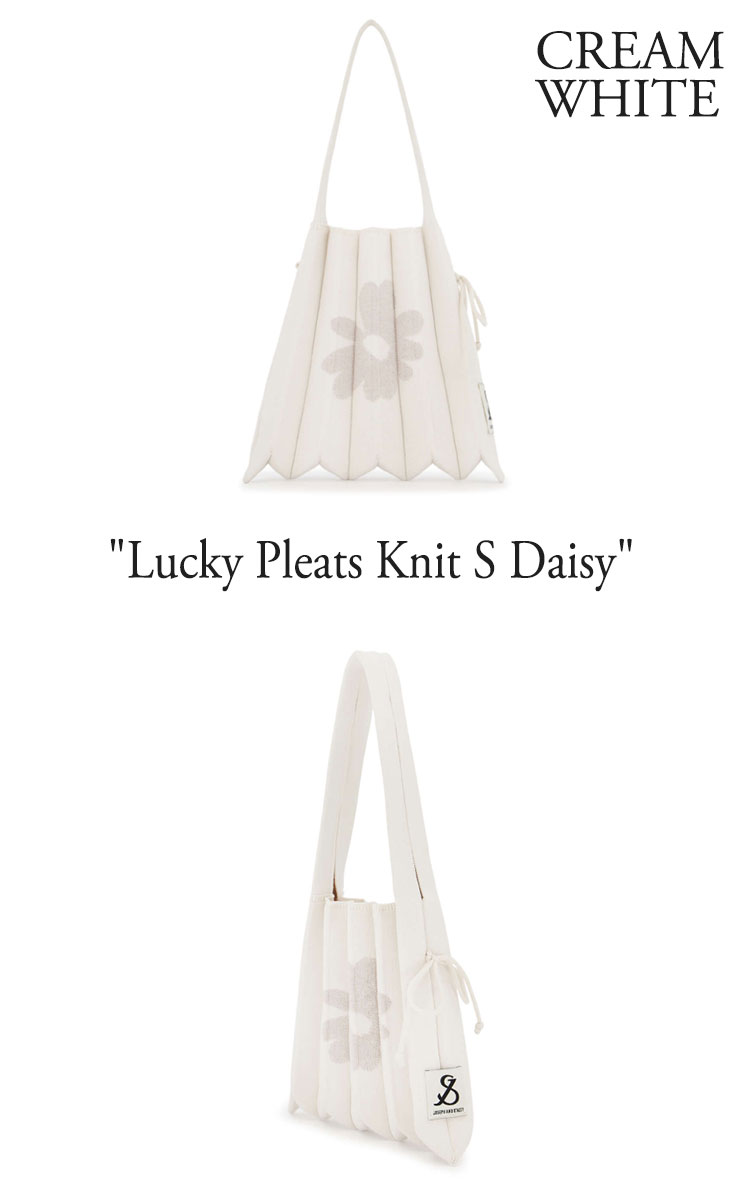 ジョセフアンドステイシー プリーツバッグ ハンドバッグ JOSEPH＆STACEY レディース Lucky Pleats Knit S Daisy ラッキー プリーツ ニット s デイジー クリーム ホワイト ベリー ペリ ネオン グレー ディープ フォレスト リッチ ブラック 2223/4/5/6/7 バッグ 2