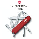 VICTORINOX ナイフ 万能ナイフ ビクトリノックス ハイカー マルチツール 小型ナイフ はさみ コンパクト 小型 折りたたみ アウトドア キャンプ レジャー 登山 軽量 RED レッド 1.4613 OTTD