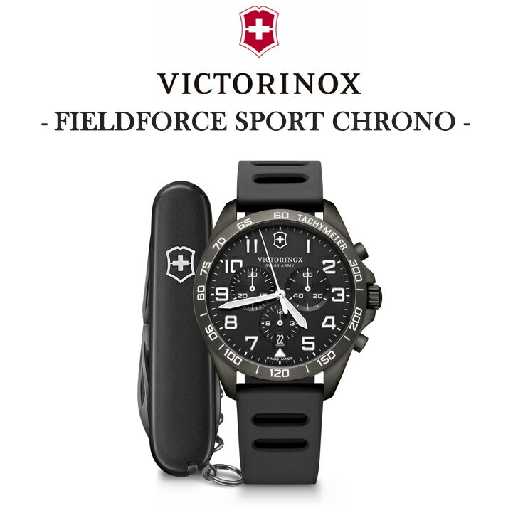 rNgmbNX Zbg rviCt AiO h Y 42mm tB[htH[X X|[cNm ubNGfBV FieldForce Sport Chrono Black Edition VICTORINOX Ki   v @\ rWlX d w  ubN 241926.1 OTTD