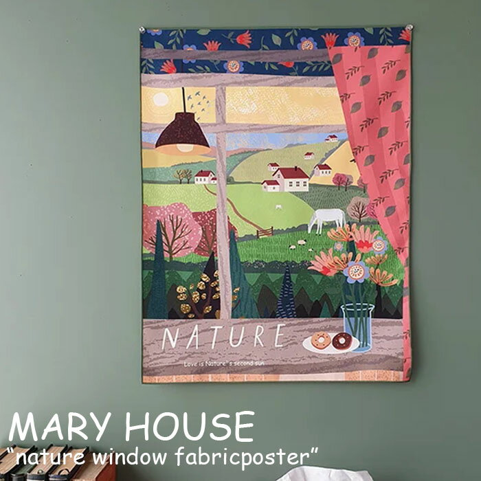 }[nEX ^yXg[ MARY HOUSE nature window fabricposter lC`[ EBhE t@ubN|X^[ ؍G ACC