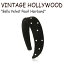 ơ ϥꥦå 塼 VINTAGE HOLLYWOOD ǥ Bella Velvet Pearl Hairband ٥ ٥٥å ѡ إХ BLACK ֥å ڹ񥢥꡼ 301090651 ACC
