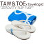 トー＆トー サンダル メンズ レディース TAW＆TOE X towellogist ZEROVITY FLIP FLOP ゼロビティ フリップ フロップ CREAM クリーム Z-FF-CRAJ-T シューズ