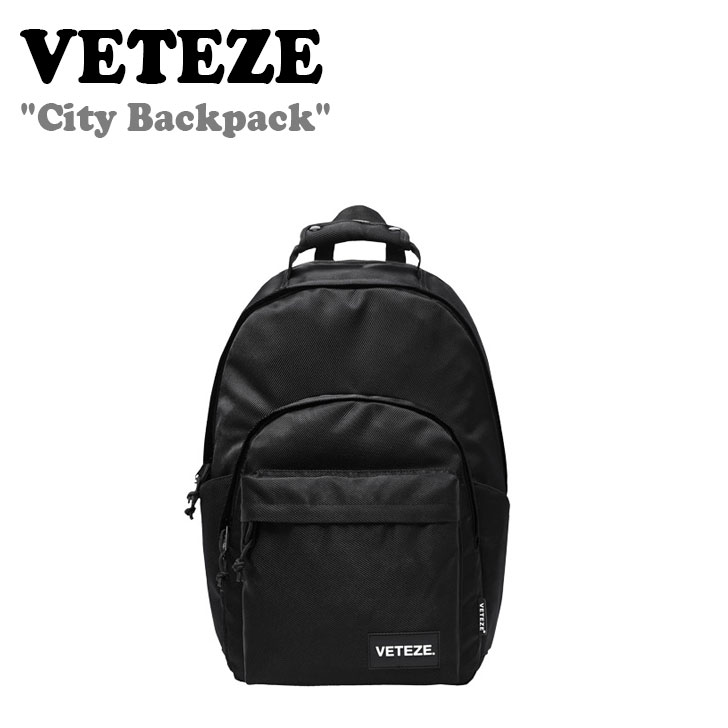 ベテゼ リュック VETEZE 正規販売店 メンズ レディース City Backpack シティー バックパック BLACK ブラック CTBP バッグ